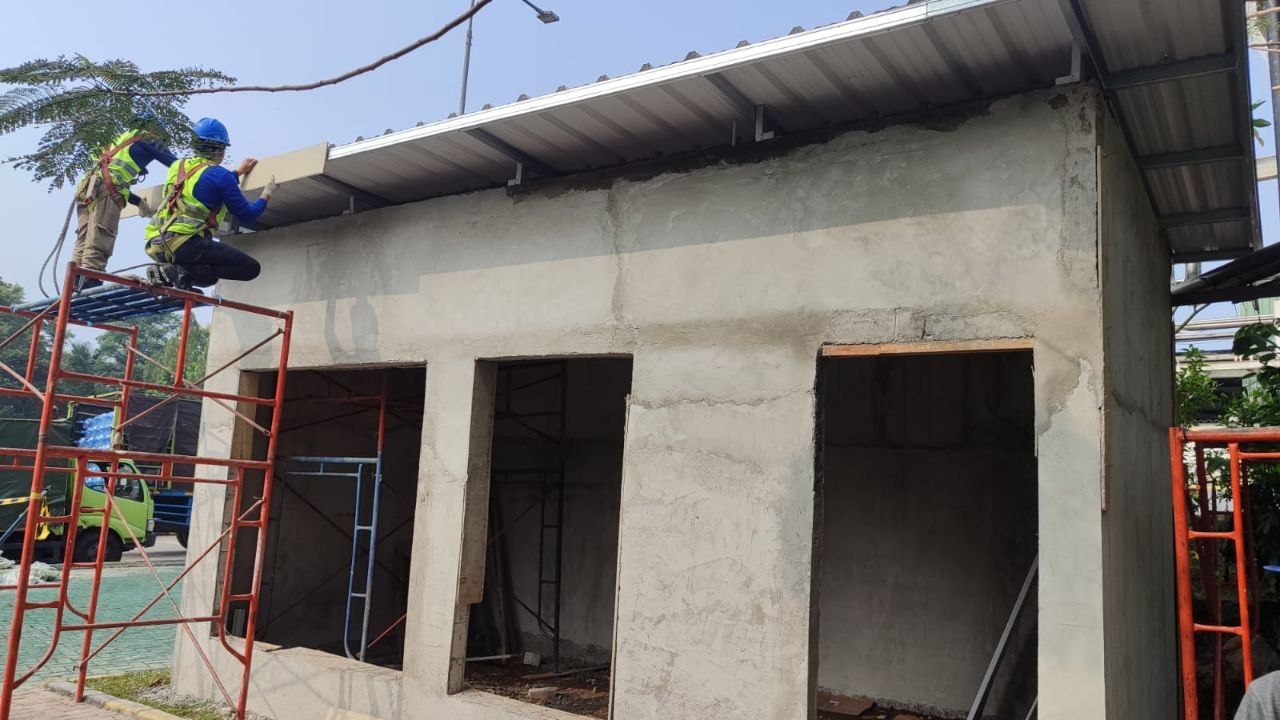Perbaikan lantai beton